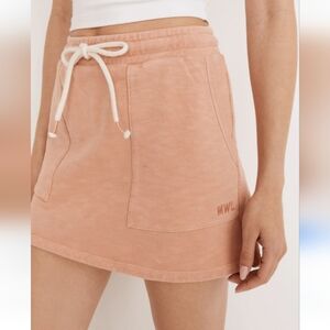 MWL Pull-On Mini Skirt size small peach 🍑 color